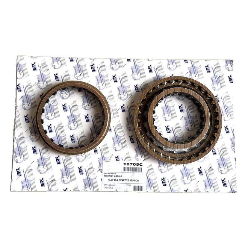 Jogo de Discos Composite do Câmbio Automático RE4F03A Nissan Livina e Tiida 1.8