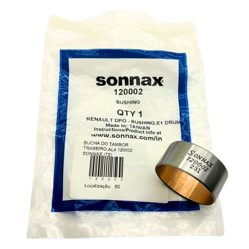 BUCHA SONNAX 120002 DO TAMBOR TRASEIRO DO CÂMBIO AUTOMÁTICO AL4